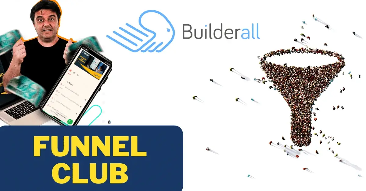 Banner de compartilhamento Afiliados Funnel Club Builderall