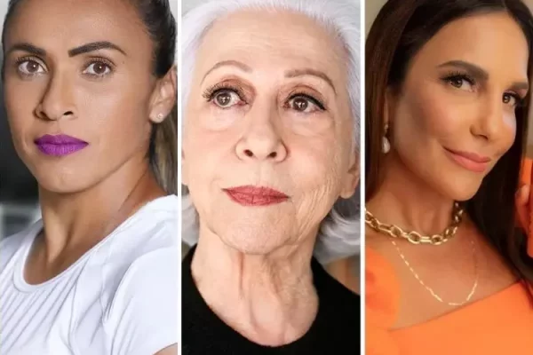 Três mulheres presentes na foto: Marta, Fernanda Montenegro e Ivete Sangalo